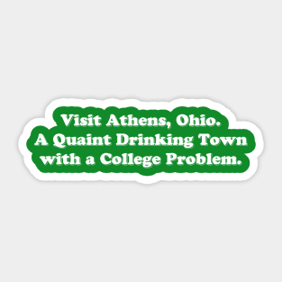 Visit Athens, Ohio Sticker